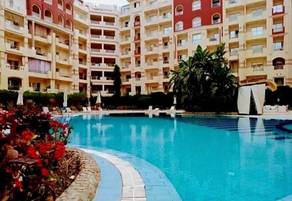 Sunny Studio With 3 Swimming Pools Florenza Hurgada Dış mekan fotoğraf