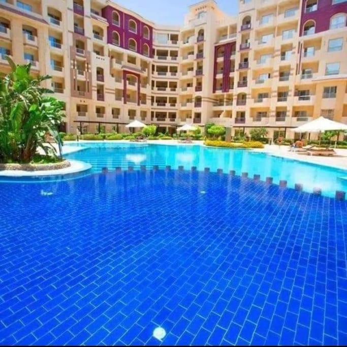 Sunny Studio With 3 Swimming Pools Florenza Hurgada Dış mekan fotoğraf